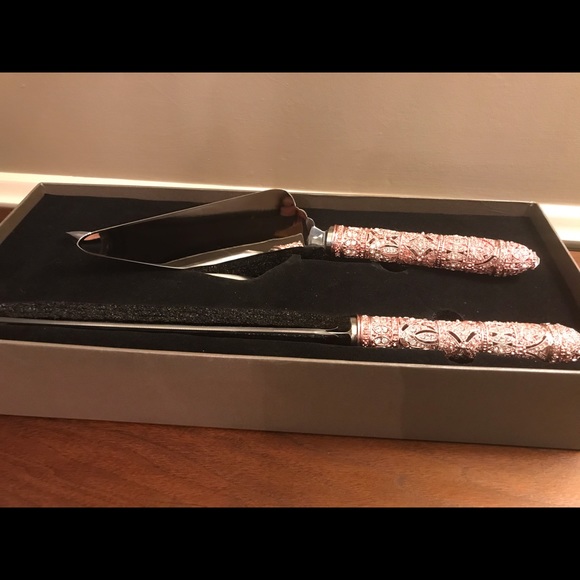 Olivia Riegel Rose Gold Windsor desert serving set - Picture 4 of 5